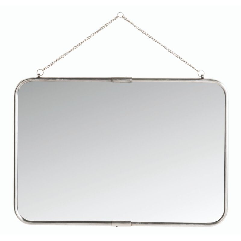 foto del prodotto specchio da barbiere con catenella