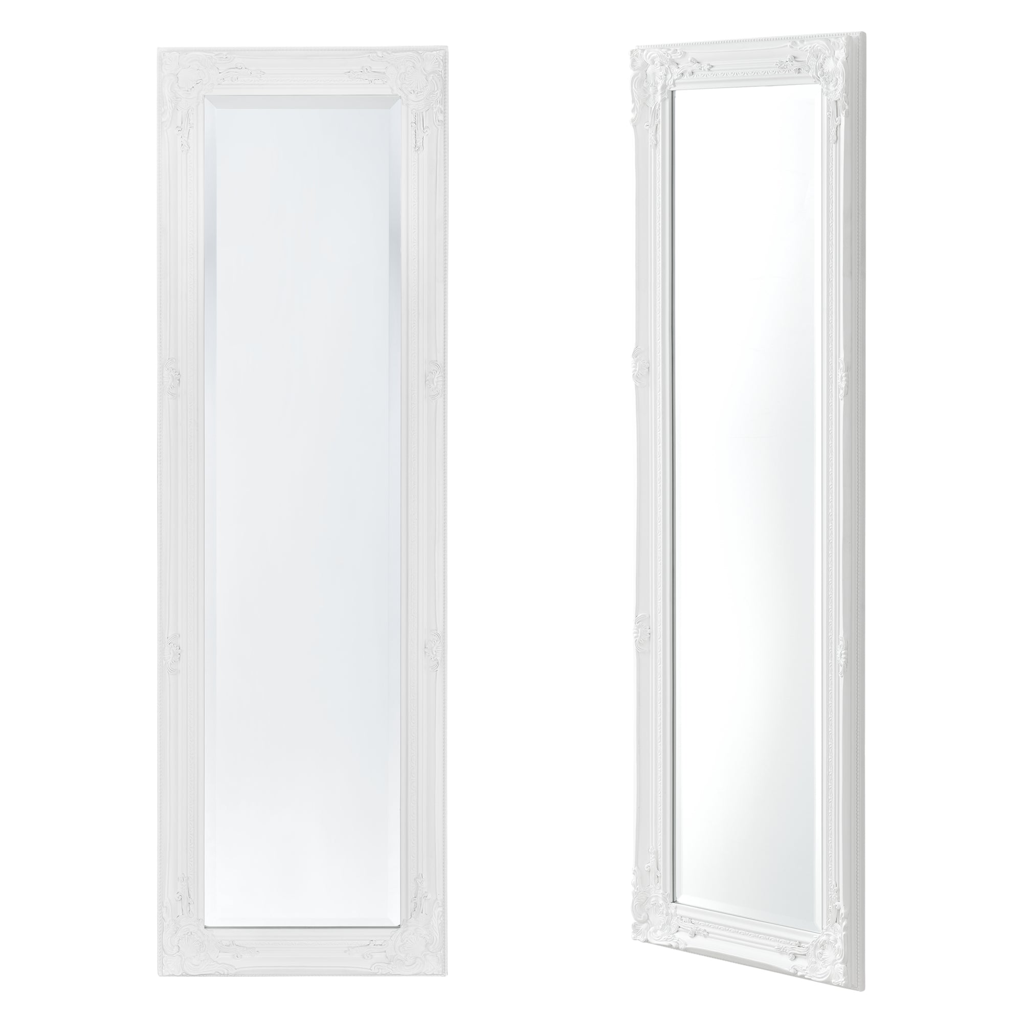 foto del prodotto specchio da parete 132 x 42 x 3,5 cm bianco 03 0007907