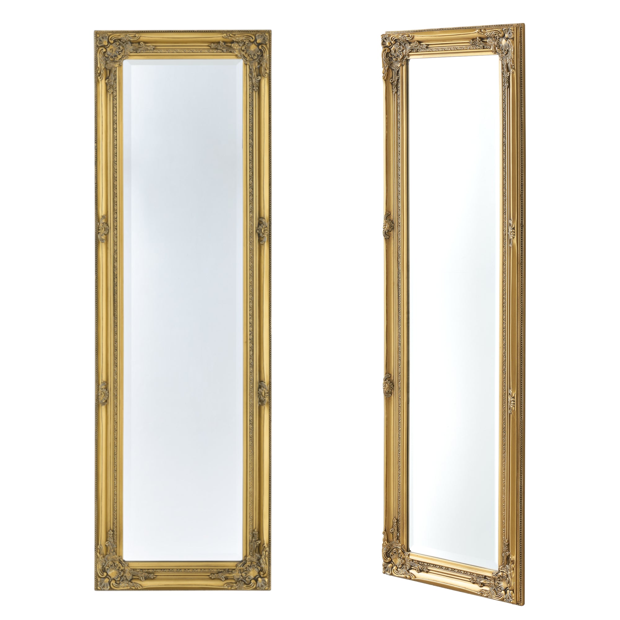 foto del prodotto specchio da parete 132 x 42 x 3,5 cm oro 03 0007908