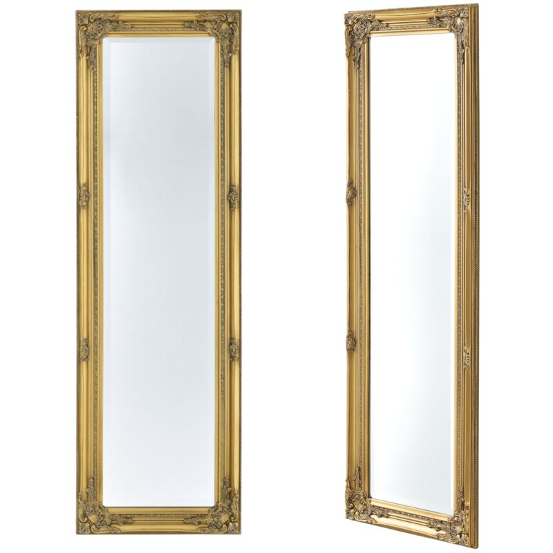 foto del prodotto specchio da parete 132 x 42 x 3,5 cm oro 030007908