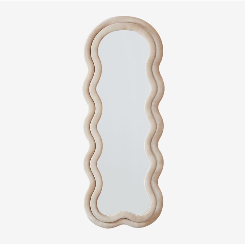 foto del prodotto specchio da parete 60x160 cm rivestito evelyn sklum