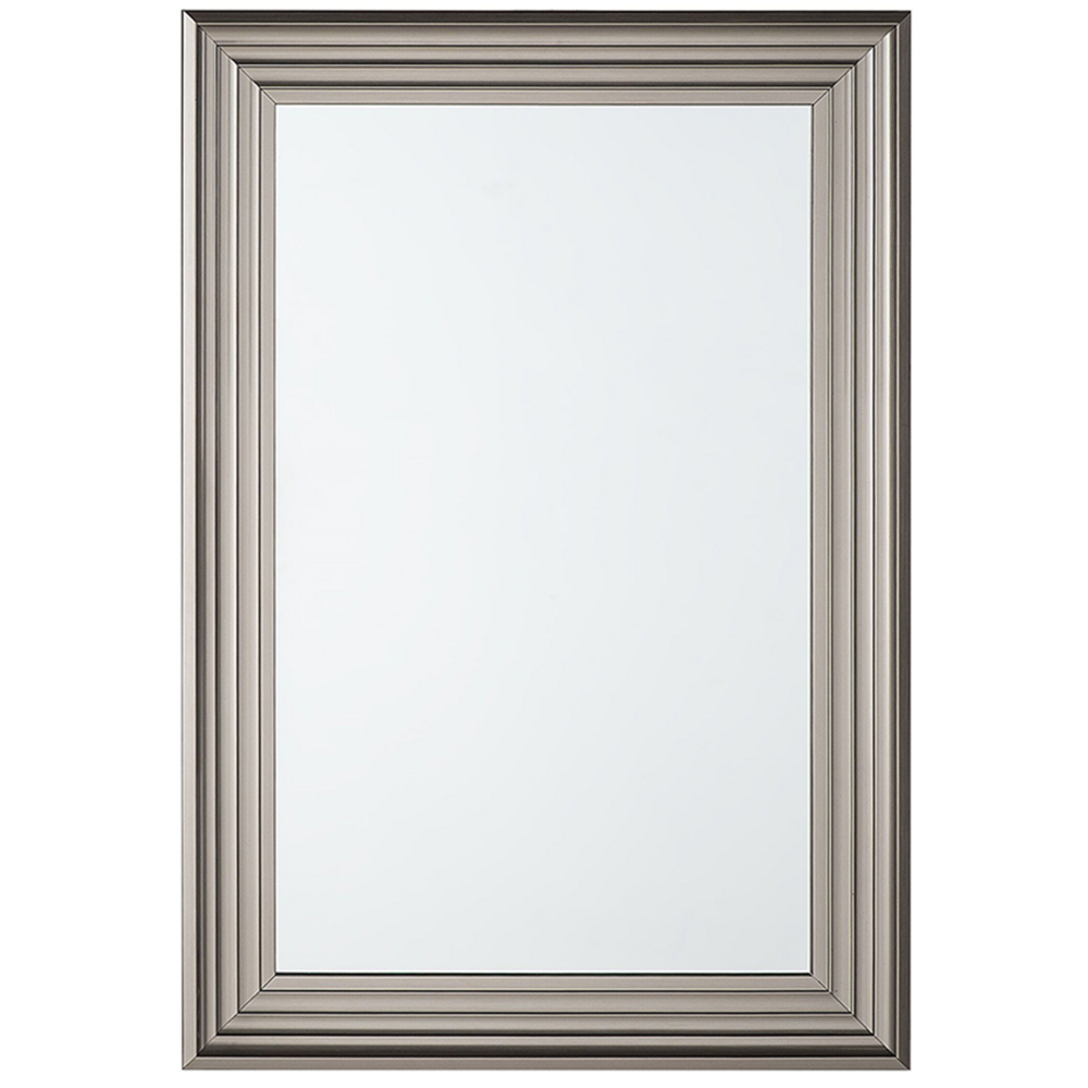 foto del prodotto specchio da parete argento 61 x 91 cm rettangolare moderno semplice minimalista camera da letto soggiorno