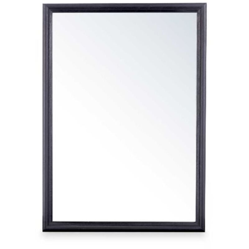 foto del prodotto specchio da parete gift decor nero 50 x 70 x 2,5 cm 50 x 70 x 50 cm vintage legno rettangolare