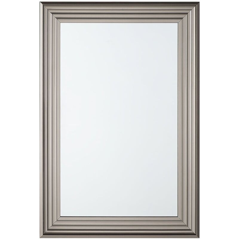 foto del prodotto specchio da parete in color argento 61 x 91 chatain