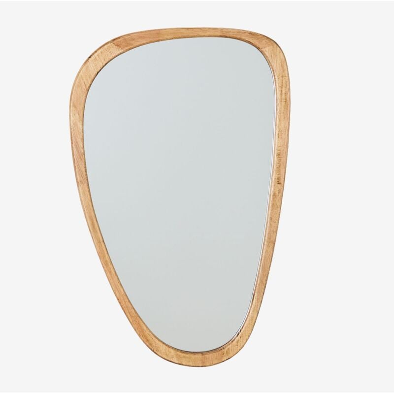 foto del prodotto specchio da parete in legno di rovere arbidel sklum