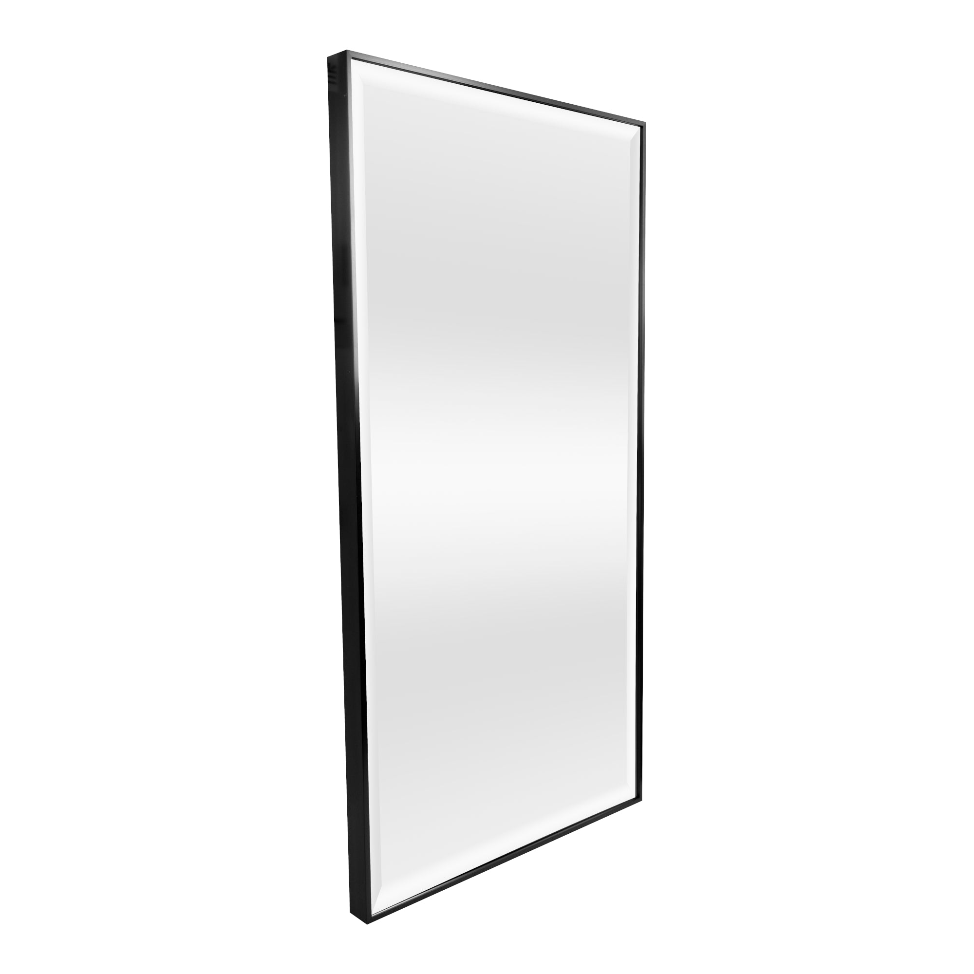 foto del prodotto specchio da parete rettangolare 102 x 52 cm nero 03 0007924