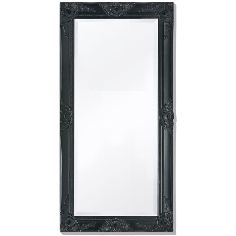 foto del prodotto specchio da parete stile barocco 100x50 cm nero vidaxl