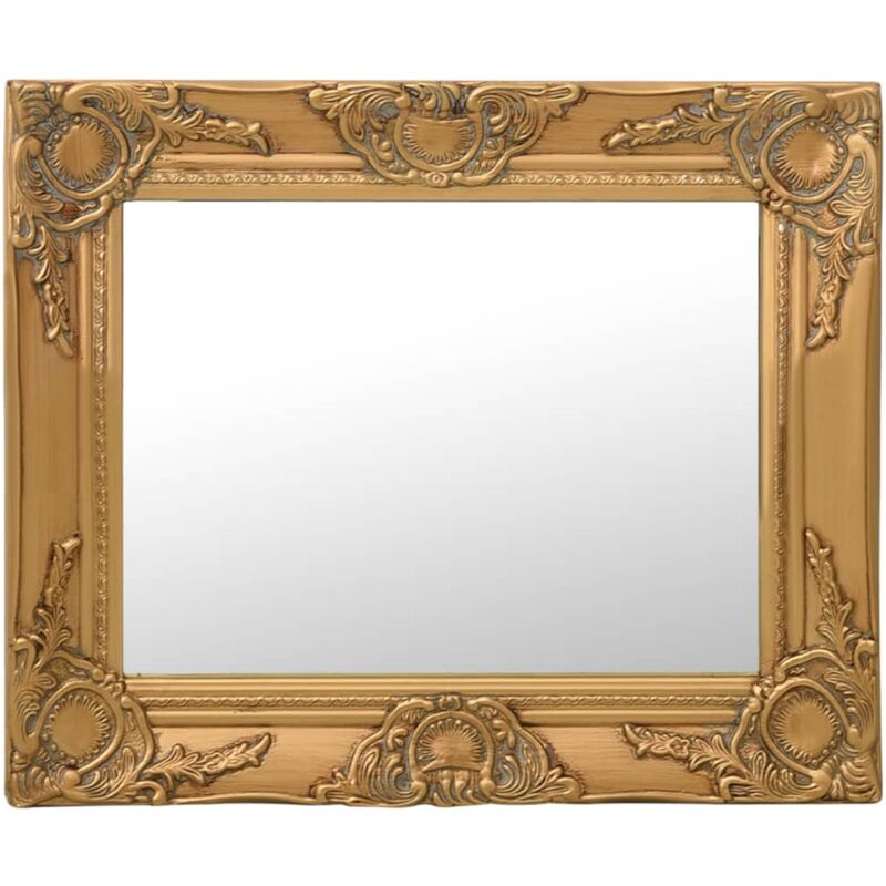 foto del prodotto specchio da parete stile barocco 50x40 cm oro vidaxl
