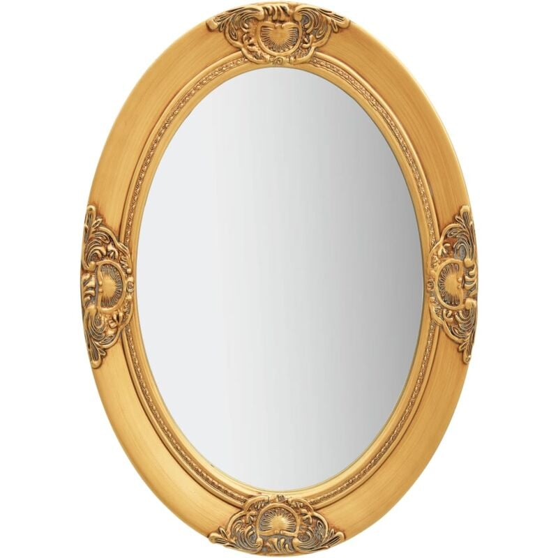 foto del prodotto specchio da parete stile barocco 50x70 cm oro vidaxl