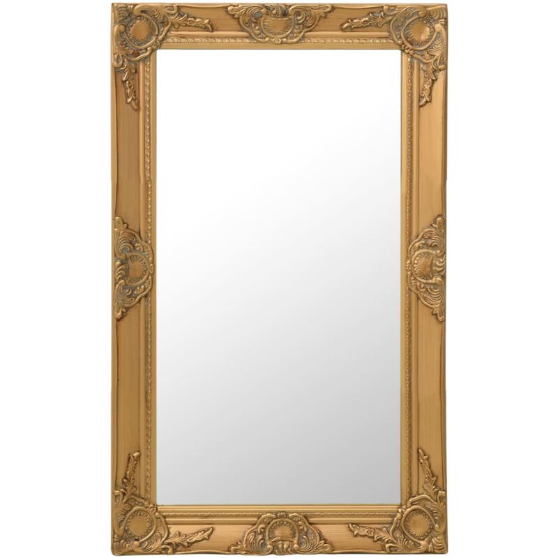 foto del prodotto specchio da parete stile barocco 50x80 cm oro vidaxl