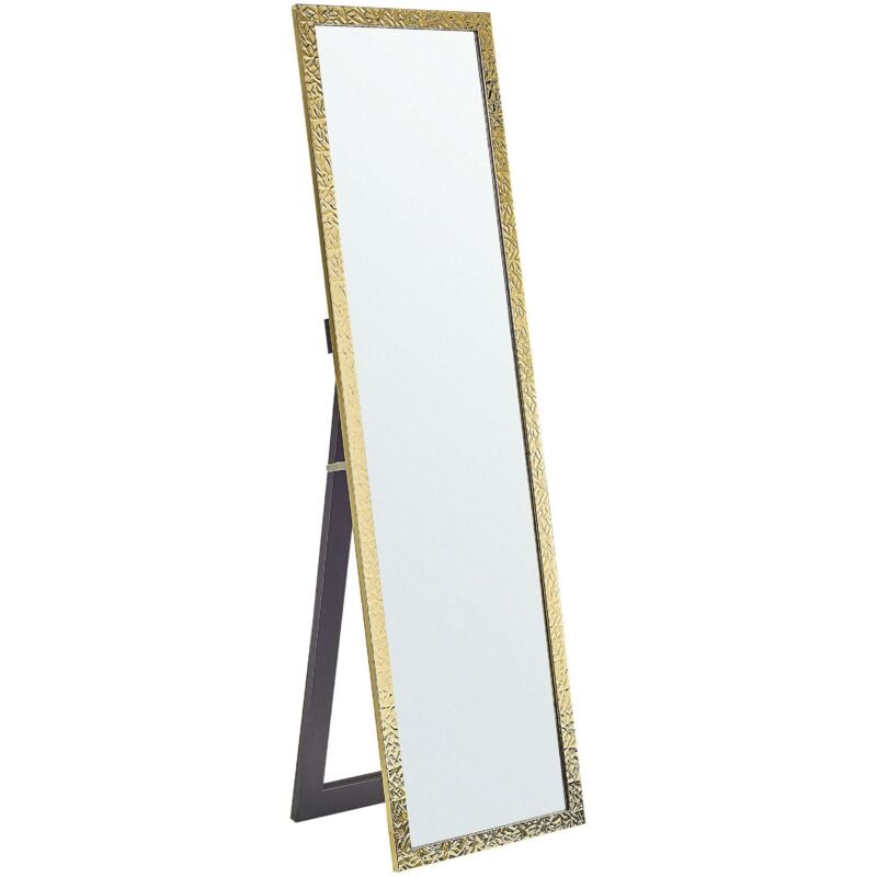 foto del prodotto specchio da terra con cornice oro 40 x 140 cm brecey