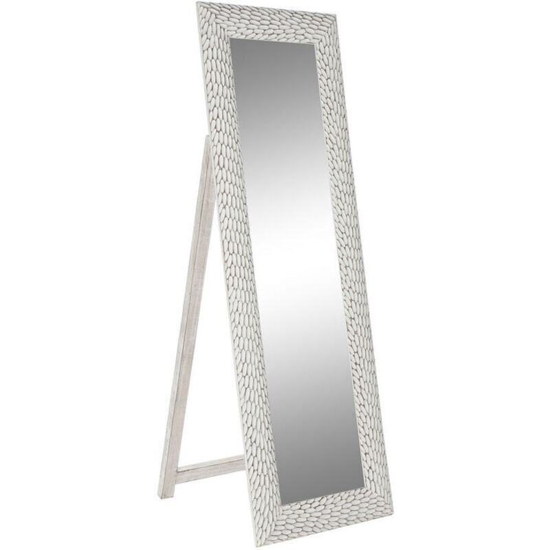 foto del prodotto specchio da terra dkd home decor bianco legno di mango legno mdf cottage 51 x 6 x 182 cm 
