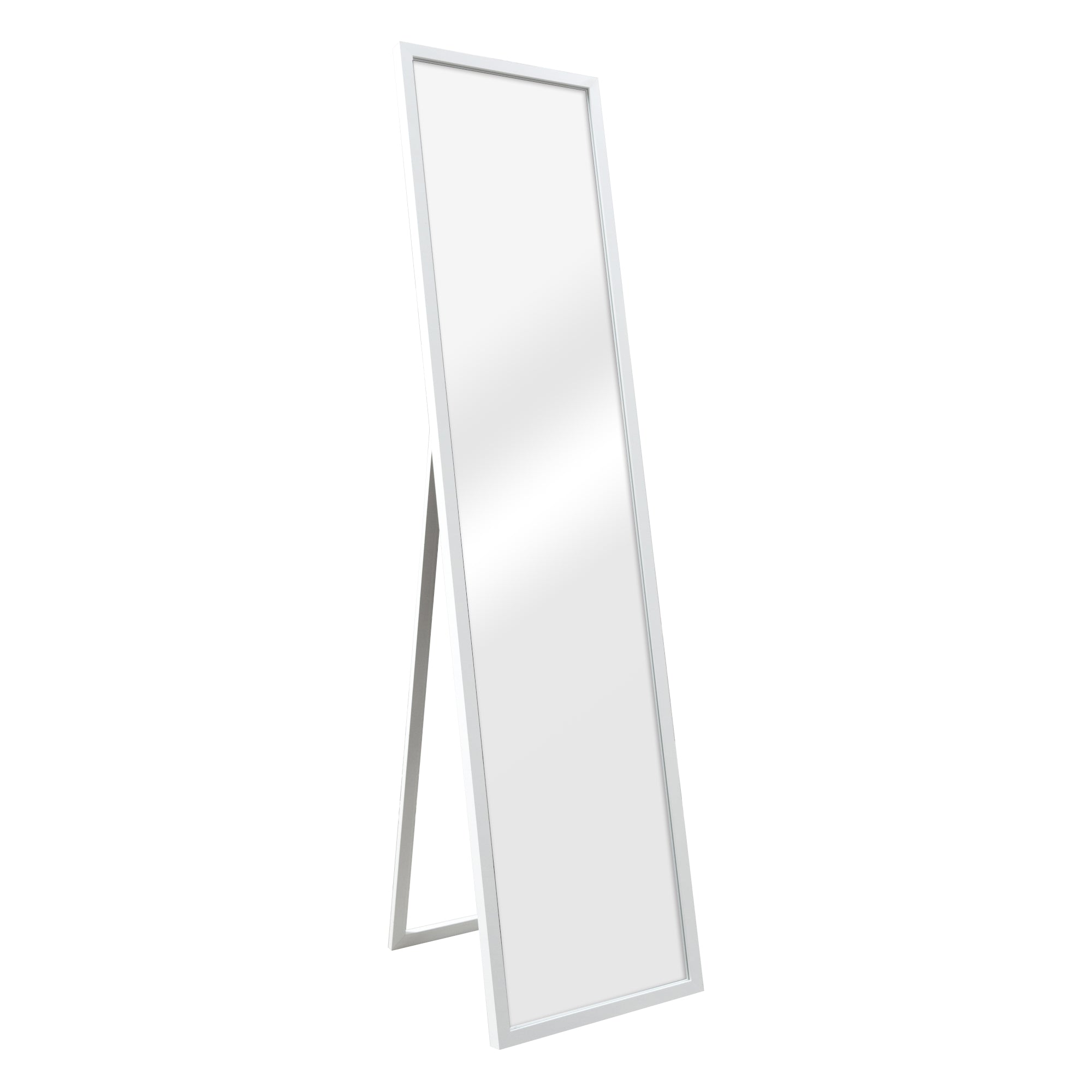 foto del prodotto specchio da terra inclinabile psyche 150 x 35 cm bianco 03 0007973