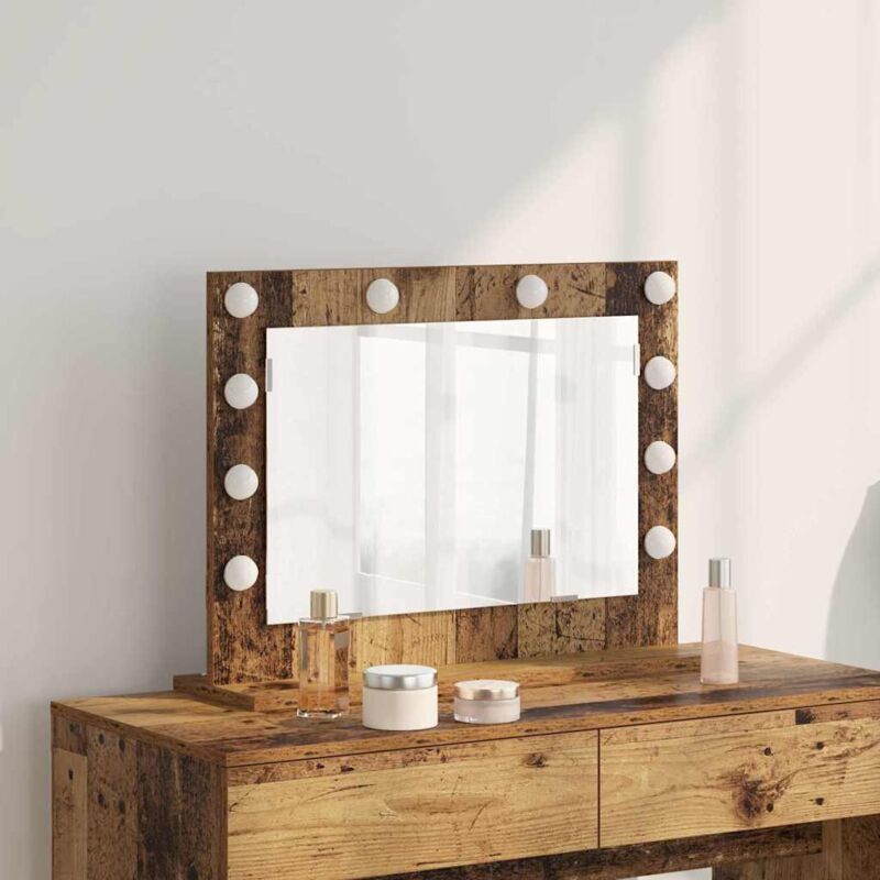 foto del prodotto specchio da vanit con specchio legno vecchio 60 x 45 x 18 cm vidaxl