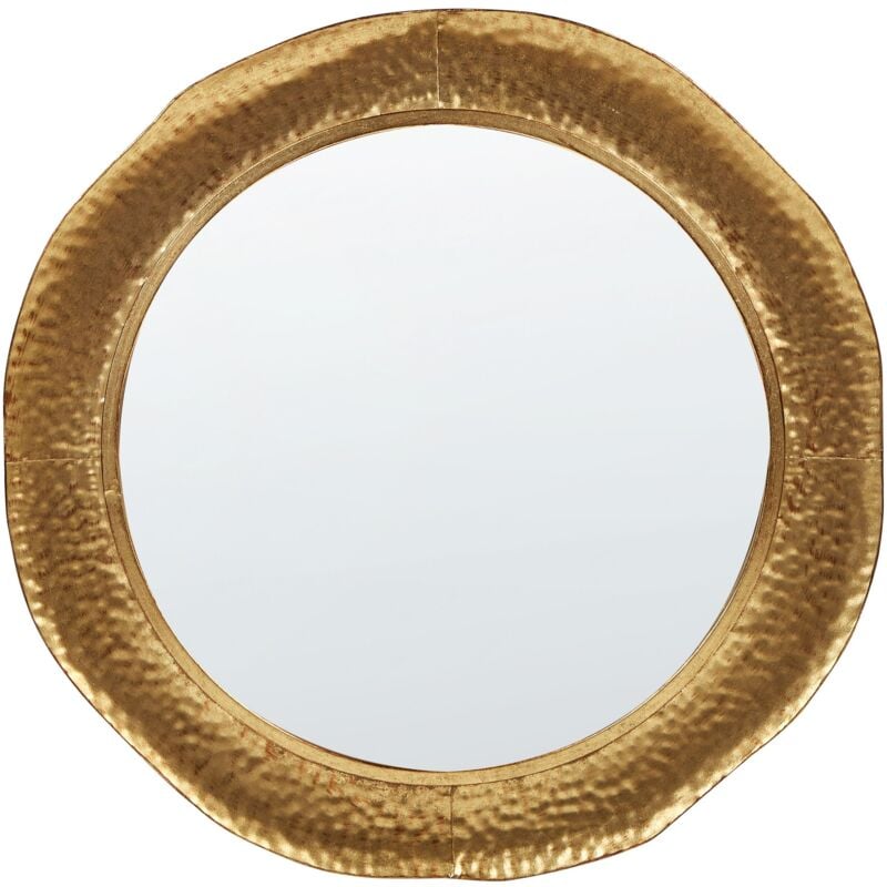 foto del prodotto specchio decorativo da parete in metallo 68 cm bianco mercy