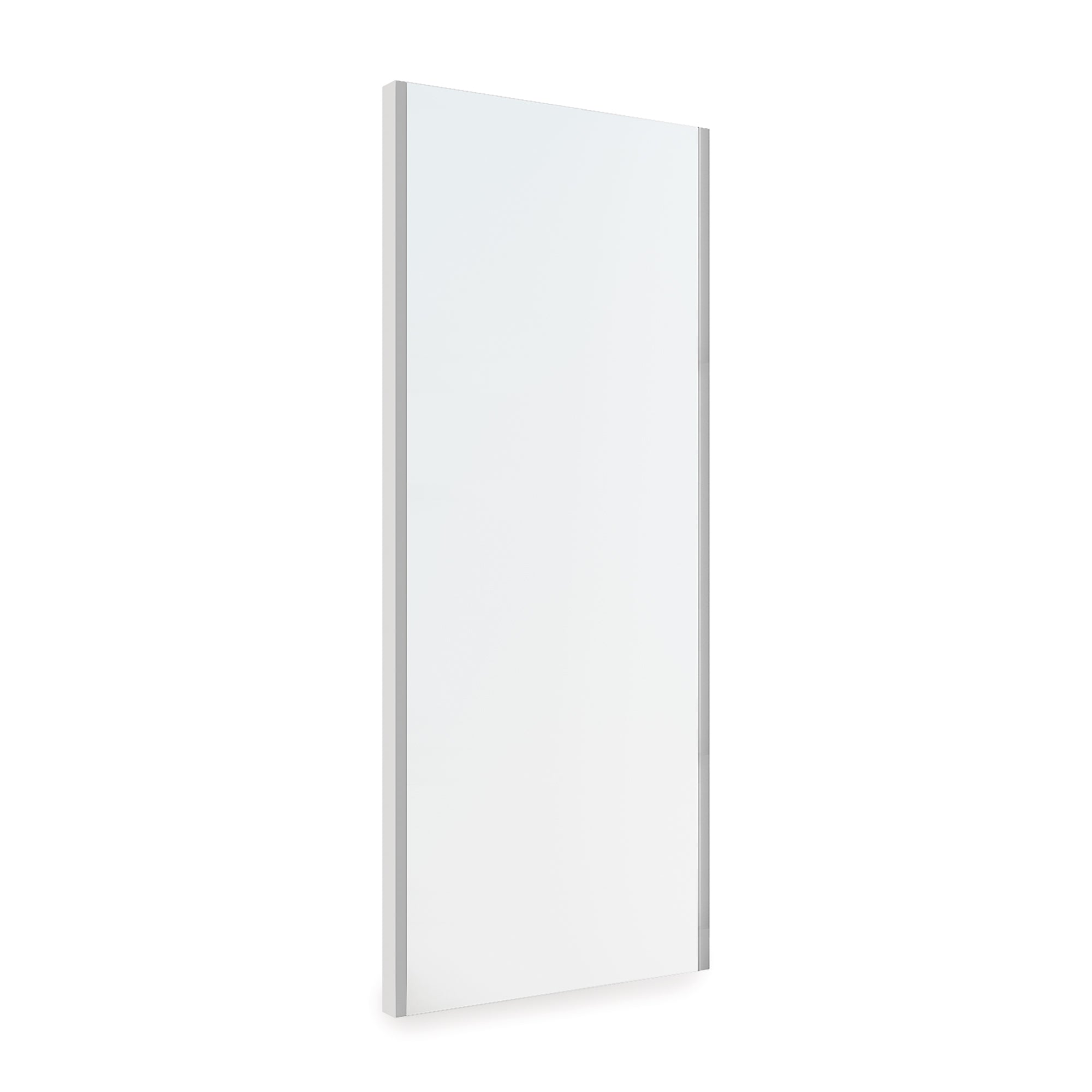 foto del prodotto specchio estraibile per armadio 34x100 cm emuca grigio metallizzato