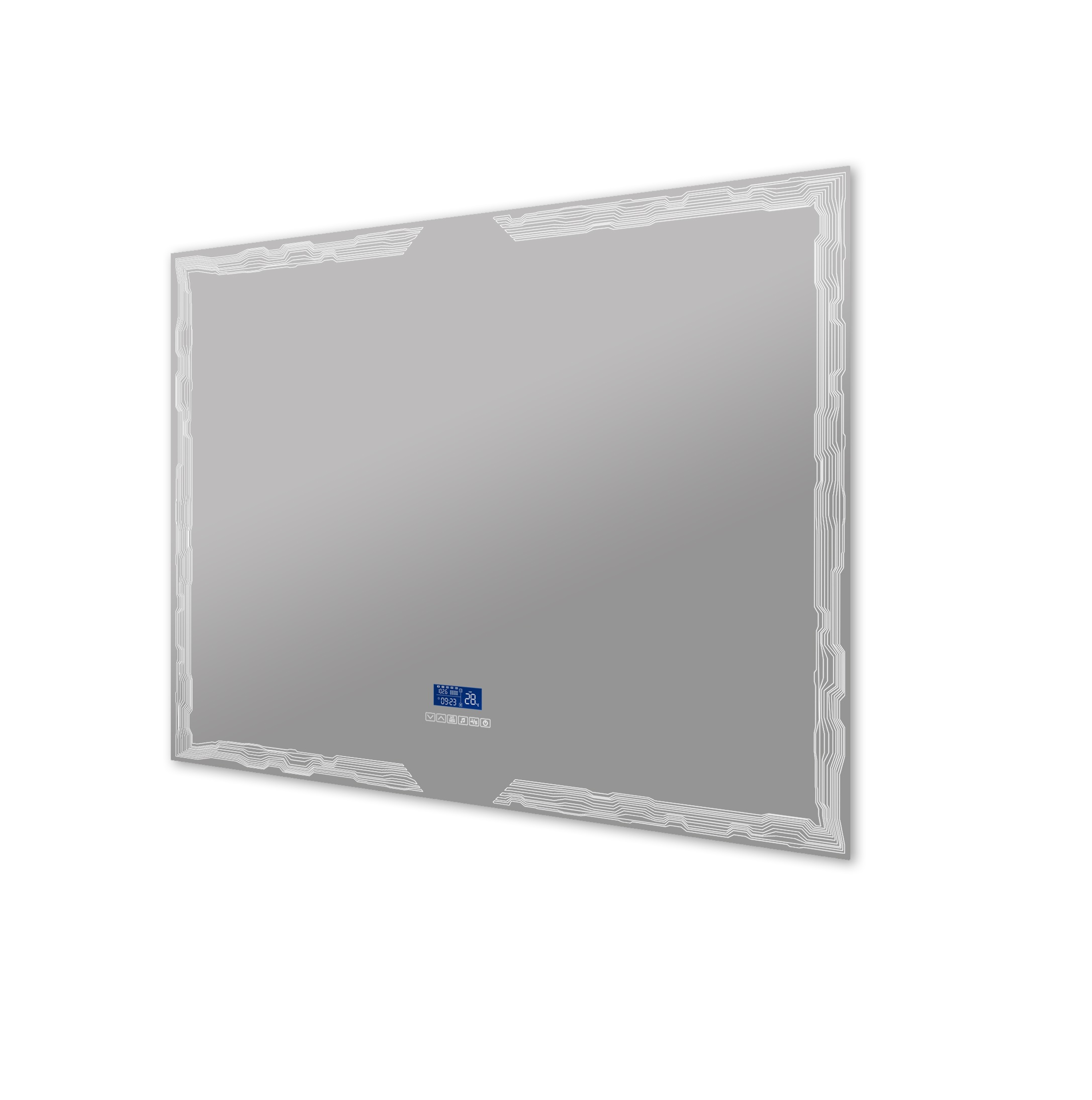 foto del prodotto specchio illuminazione led con casse bluetooth made in italy 45064