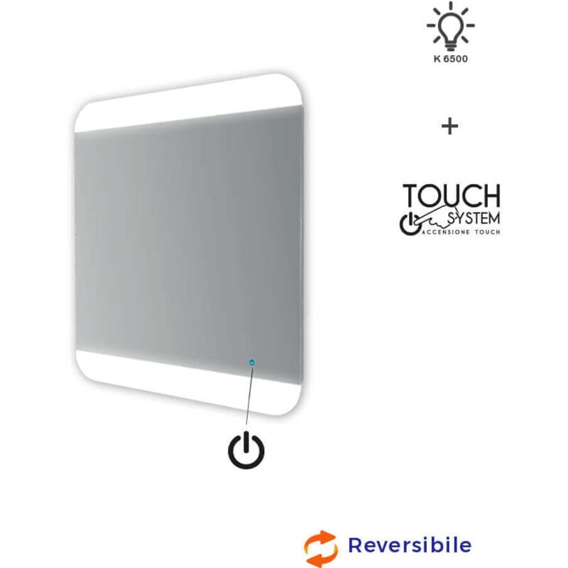 foto del prodotto specchio illuminazione led made in italy 45004
