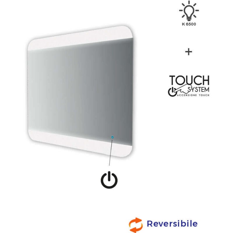 foto del prodotto specchio illuminazione led made in italy 45007