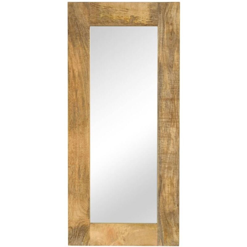foto del prodotto specchio in legno massello di mango 50x110 cm vidaxl