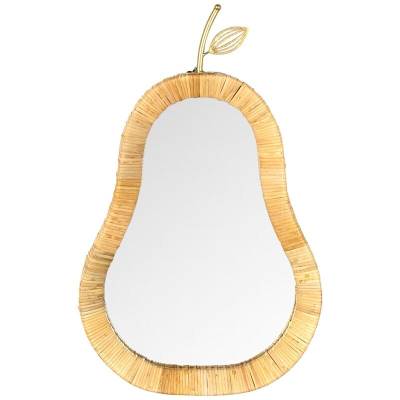 foto del prodotto specchio in legno massello di pero per arredare la tua casa con stile ed eleganza