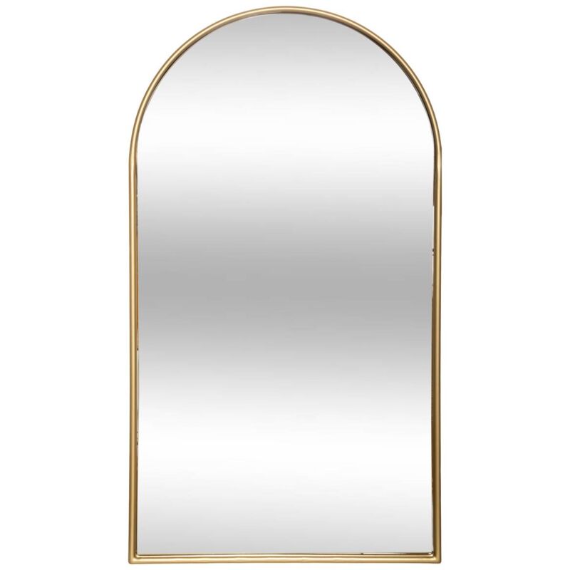 foto del prodotto specchio in metallo dorato joyce 60x106cm atmosphera cr ateur d int rieur