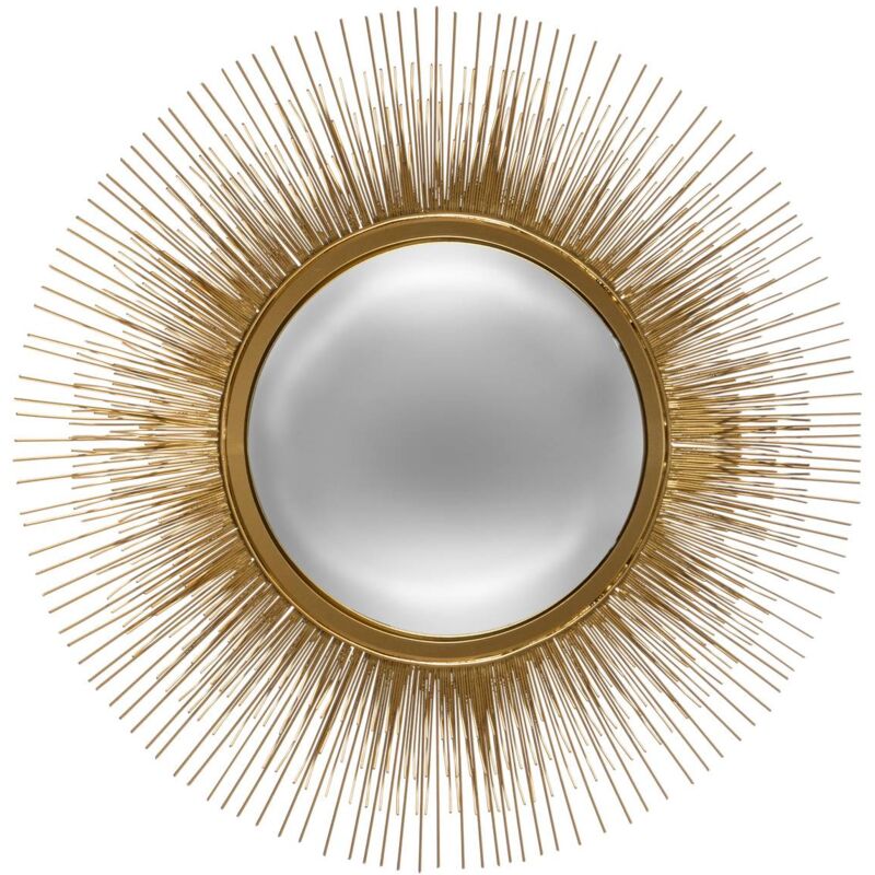 foto del prodotto specchio in metallo dorato soleil d58cm atmosphera cr ateur d int rieur