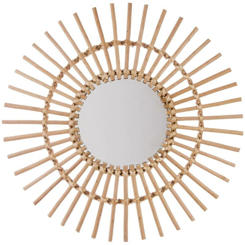 foto del prodotto specchio in rattan soleil d58cm atmosphera cr ateur d int rieur