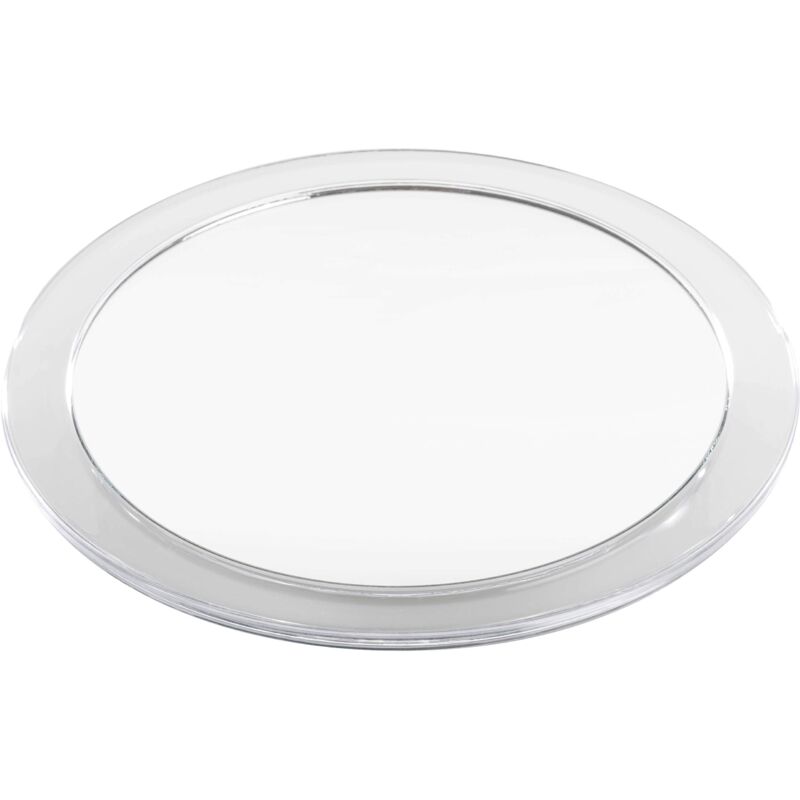 foto del prodotto specchio ingrandente 10x, con ventosa, acrilico, 15 cm fantasia
