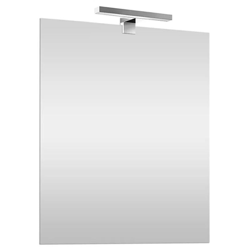 foto del prodotto specchio led 50x60 cm reversibile con luce fredda