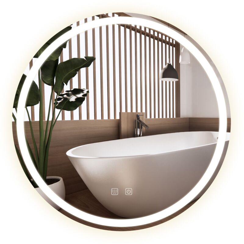 foto del prodotto specchio led 90cm bas