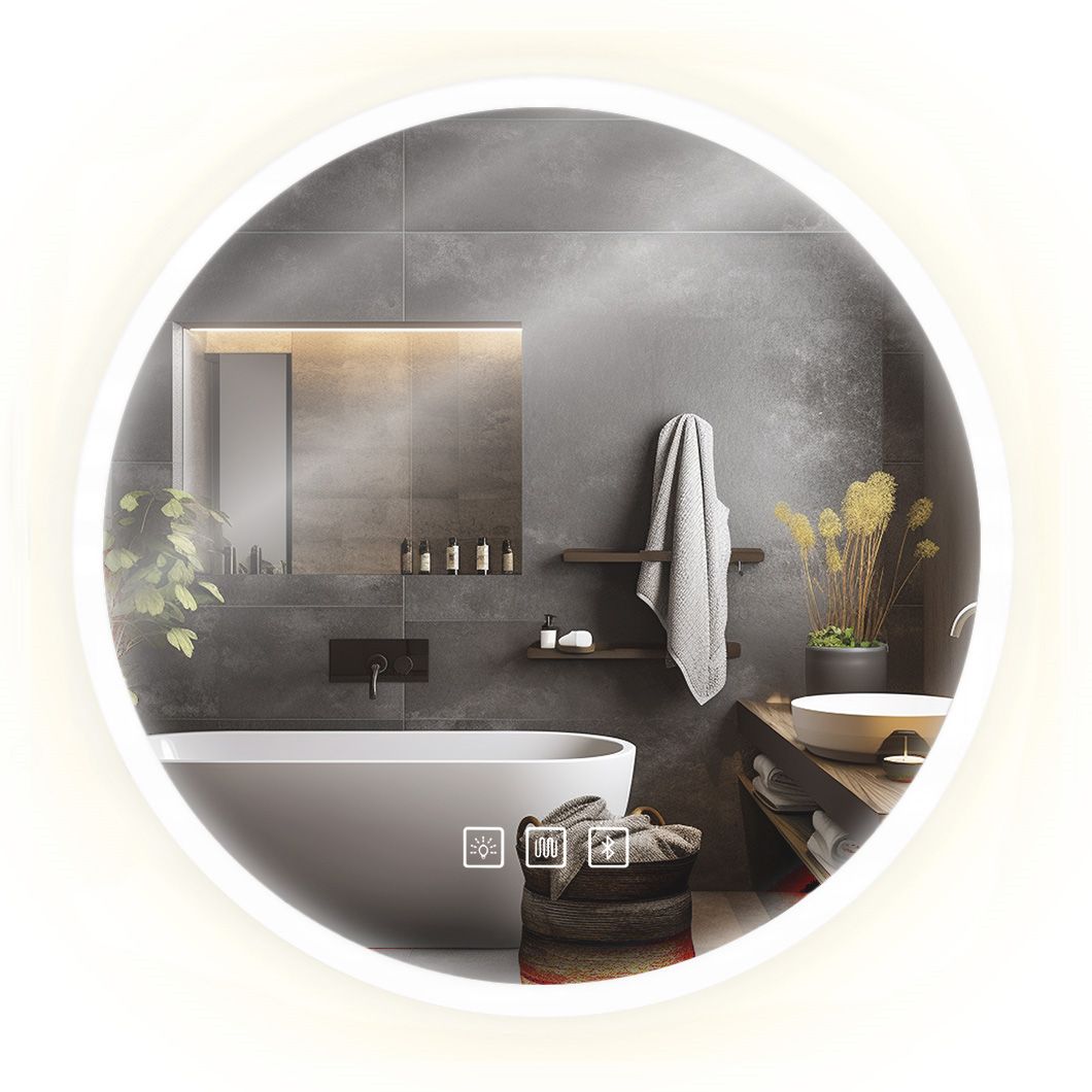 foto del prodotto specchio led bluetooth ffj 60cm