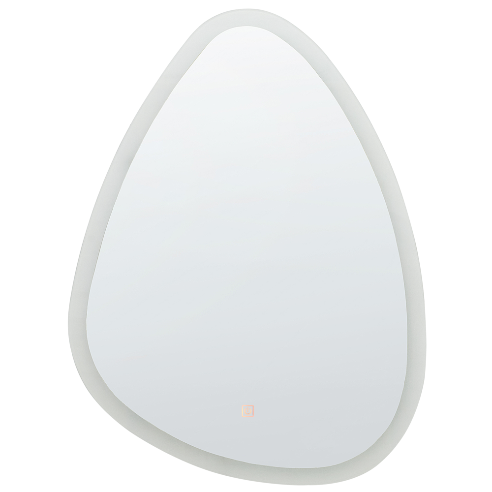 foto del prodotto specchio led da parete ovale 78 cm moderno contemporaneo mobile bagno trucco camera da letto