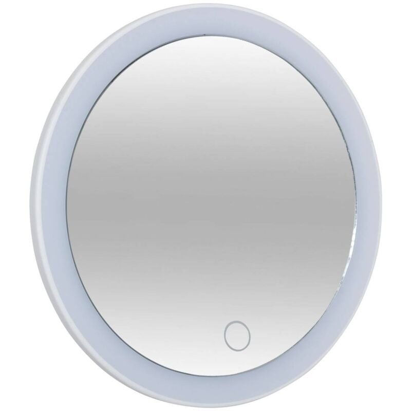 foto del prodotto specchio led orientabile con zoom 10x 5five
