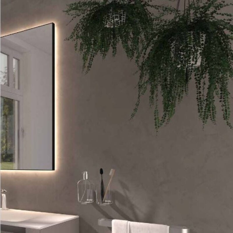 foto del prodotto specchio led perimetrale l120 h80 4000k serie montecristo codice prod co l46020 koh i noor