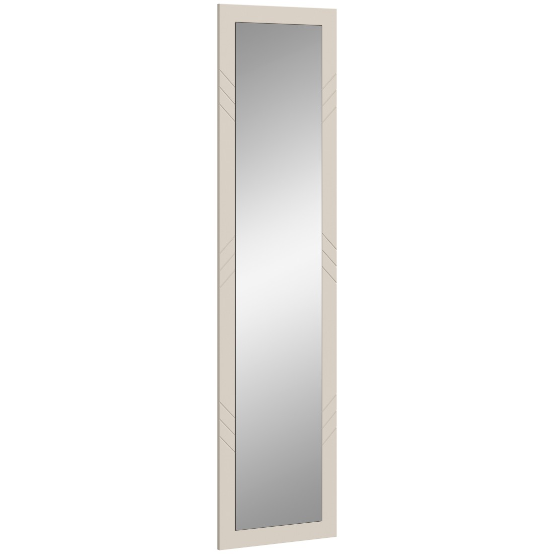 foto del prodotto specchio luna beige opaco rettangolare 45x180 cm