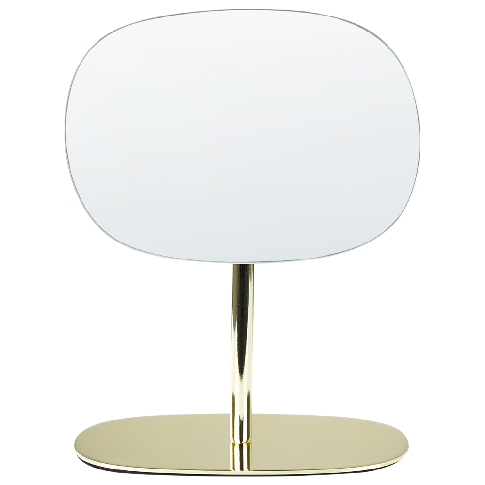 foto del prodotto specchio make up da tavolo oro 20 x 14 cm bagno camera da letto elegante moderno