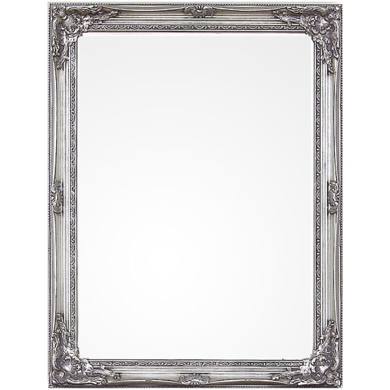 foto del prodotto specchio miro con contorno argento 63x83