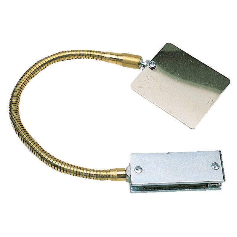 foto del prodotto specchio orientabile per saldatori con base magnetica snodabile