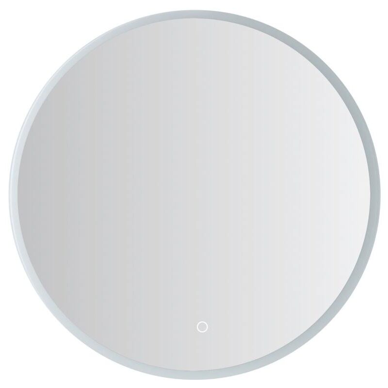 foto del prodotto specchio per bagno luminoso tondo a led anticondensa d80 cm daniela