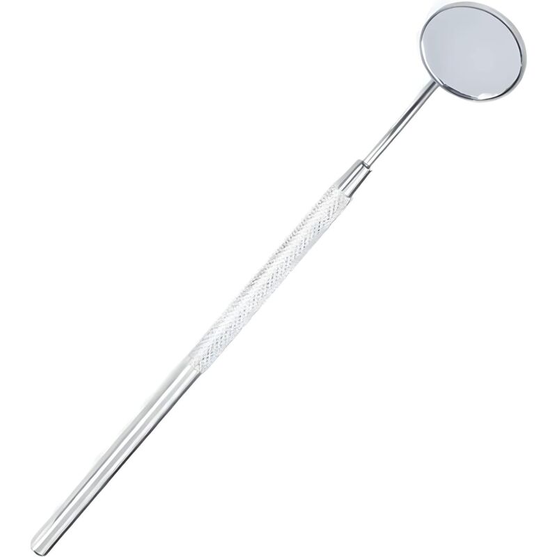 foto del prodotto specchio per dentista controllo dell'estensione delle ciglia specchio per l'applicazione specchietti per ispezione dentale rotondi in acciaio