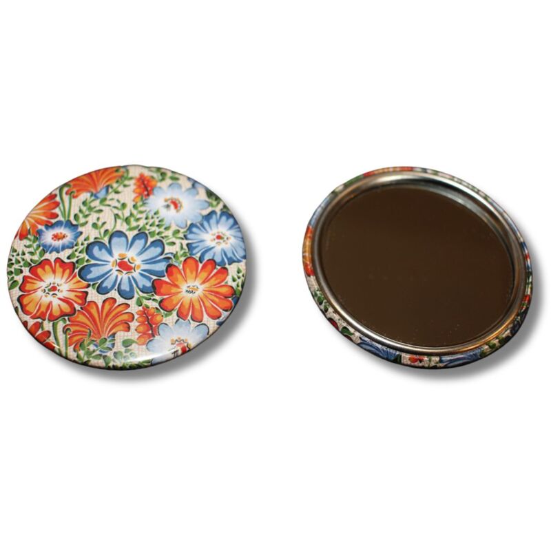 foto del prodotto specchio popolare opole, fiori beige
