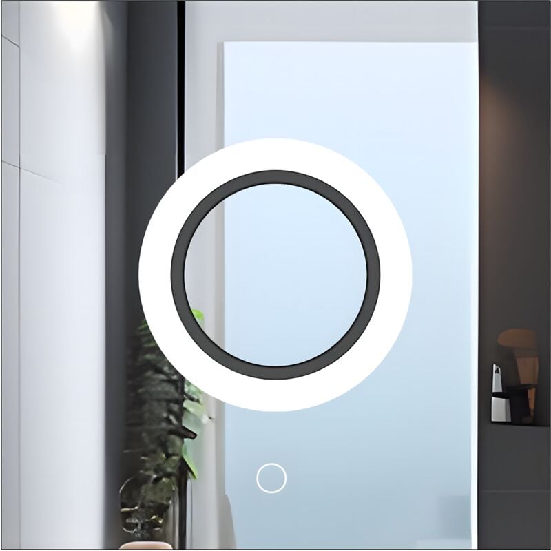 foto del prodotto specchio rea led yh bl 12 60x60cm transparent