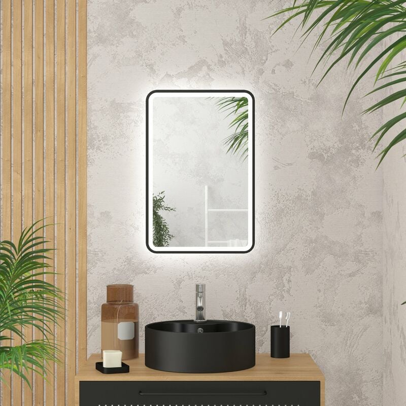 foto del prodotto specchio rectangular 40x60x4cm go led rectangular 40