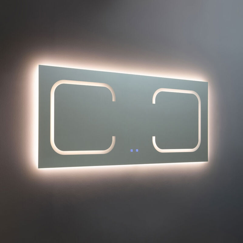 foto del prodotto specchio rettangolare 180x80 retroilluminato