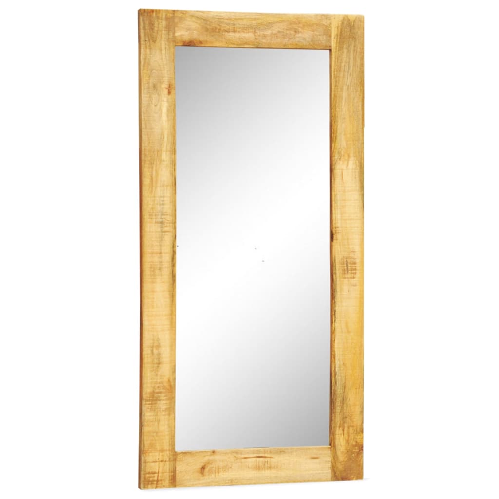 foto del prodotto specchio rettangolare con cornice in legno massiccio 120 x 60 cm cod mxl 64267