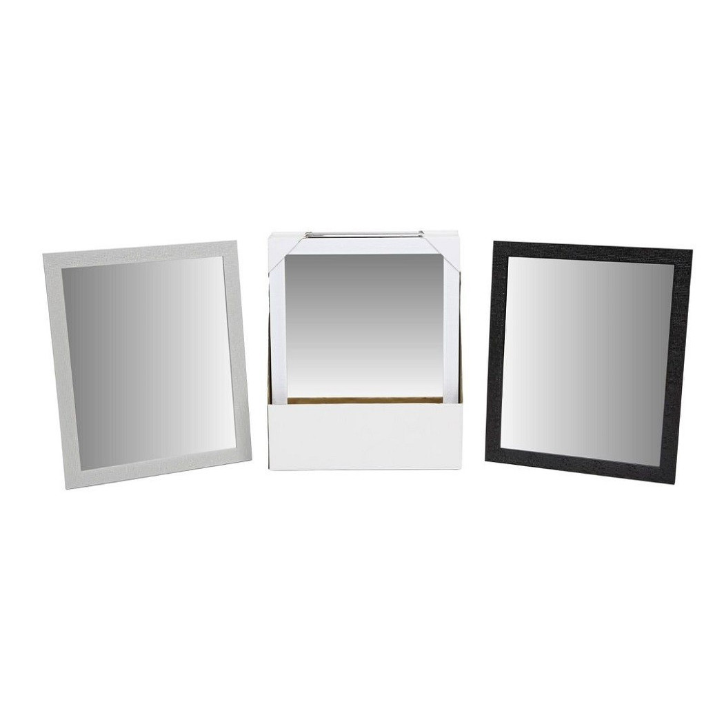 foto del prodotto specchio rettangolare specchiera con cornice decorata in pvc 40 x 50 cm 219108 trade shop traesio