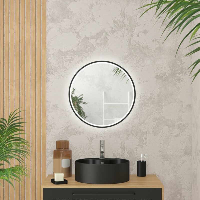 foto del prodotto specchio rotondo 50x50x4cm go led round 50