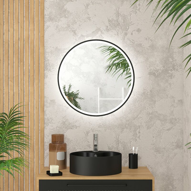 foto del prodotto specchio rotondo 60x60x4cm go led round 60