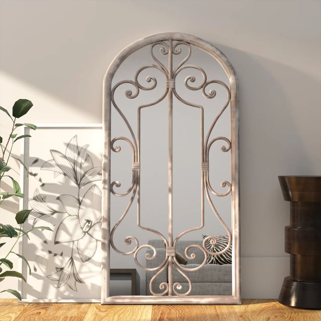 foto del prodotto specchio sabbia 70x30 cm ferro per uso interno